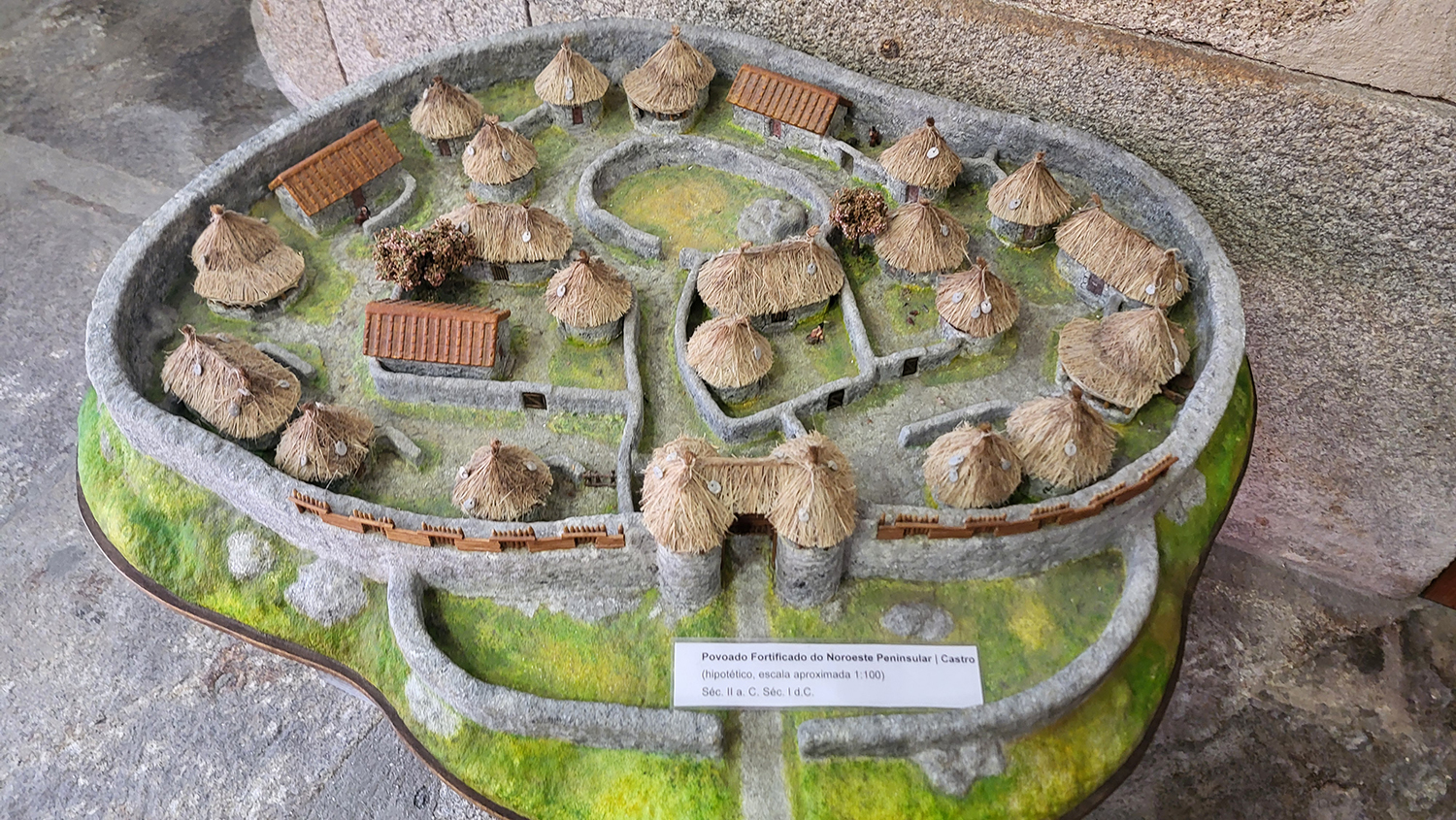 Model of a Roman settlement at Casa dos Nichos Museum, showing everyday life, architecture, and community of ancient times. Model of a Roman settlement at Casa dos Nichos Museum, showing everyday life, architecture, and community of ancient times.